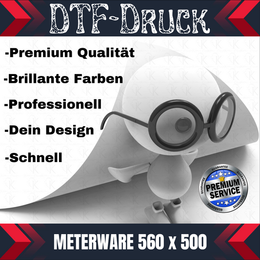 Kitan´s - Premium DTF-Transfer als Meterware 560 x 500 mm