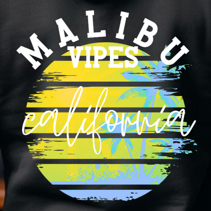 "Malibu Vipes" Hoodie (schwarz) Man